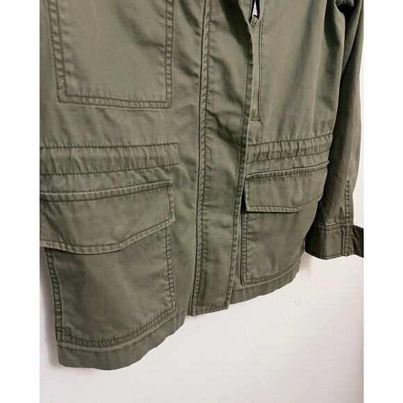 Madewell Oversized Cargo Utility Jacket, Green - Picture 9 of 9